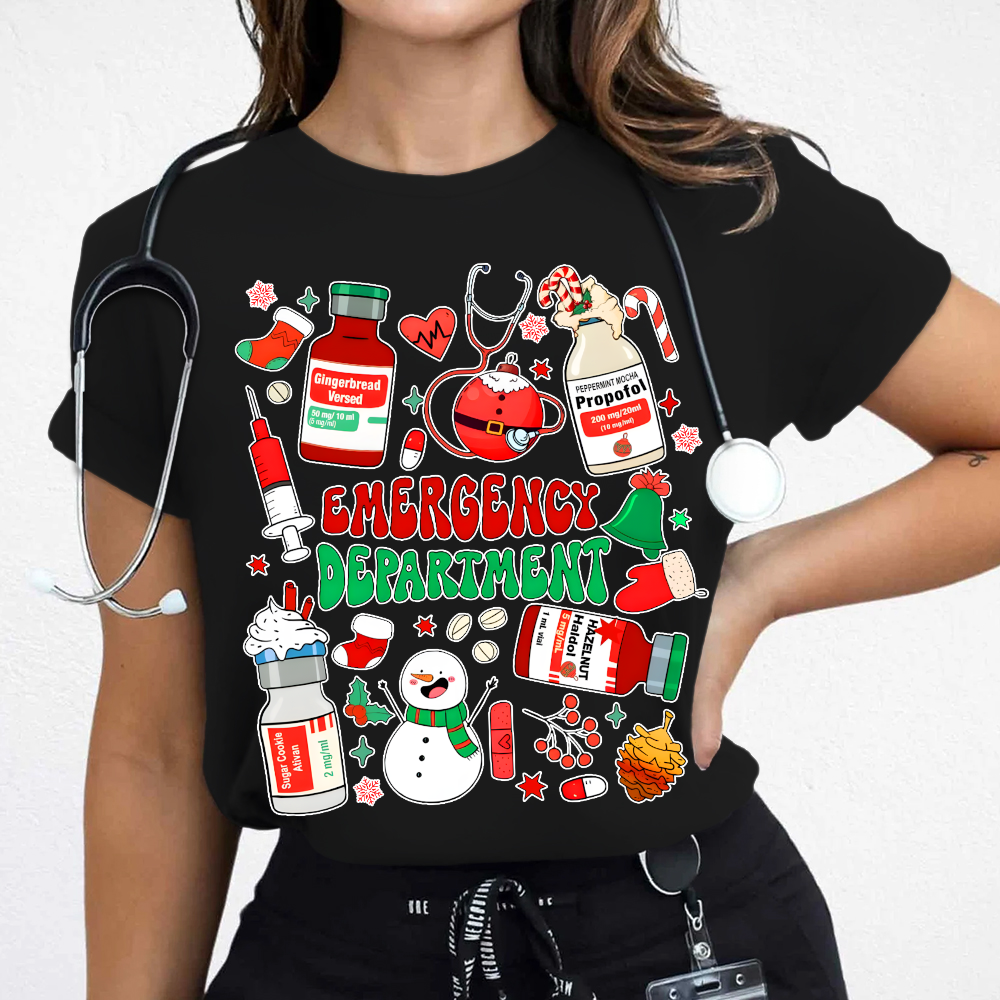 Emergency Department Cotton Nurse T-shirt