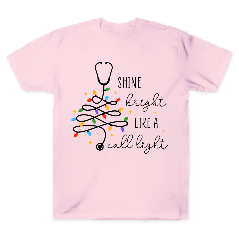 Shine Bright Like A Call Light Cotton Doctor T-shirt