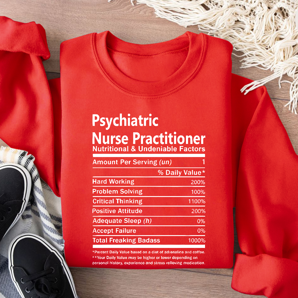 Psychiatric Nurse Practitioner Cotton Pullover Sweatshirt