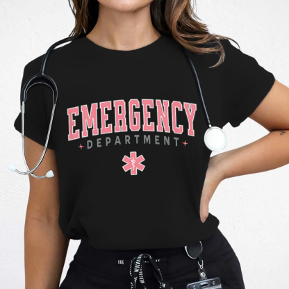 ER Nurse Crewneck Cotton Nurse T-shirt