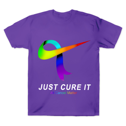 Just Cure It Cancer Awareness Doesn'T Discriminate Cotton Doctor T-shirt