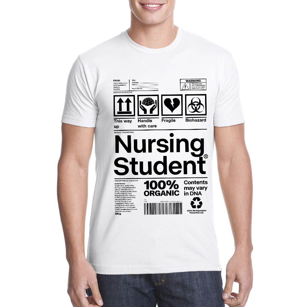 School Of Nursing Student Gift Cotton Doctor T-shirt