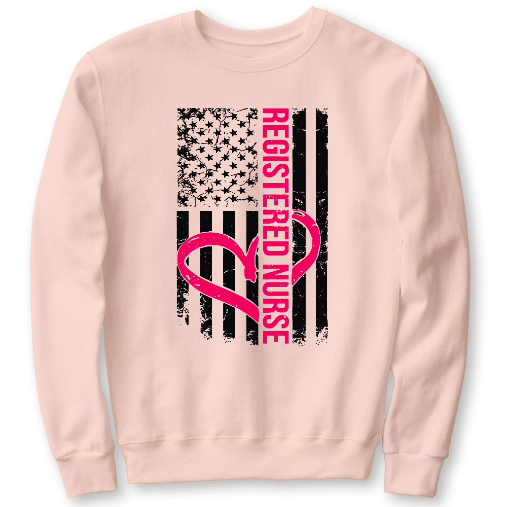 Registered Nurse Cotton Pullover Sweatshirt