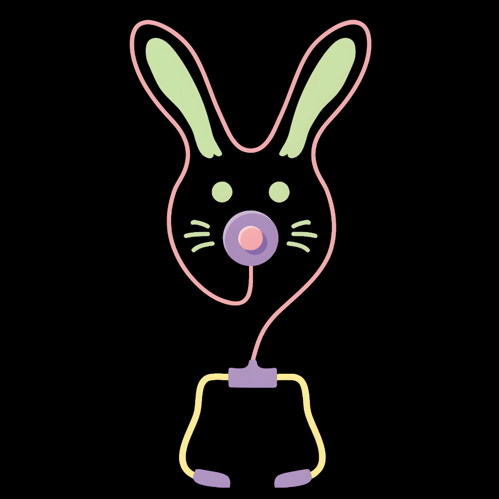 Easter Bunny Medical Tools For Nurse Or Doctor Cotton Nurse T-shirt