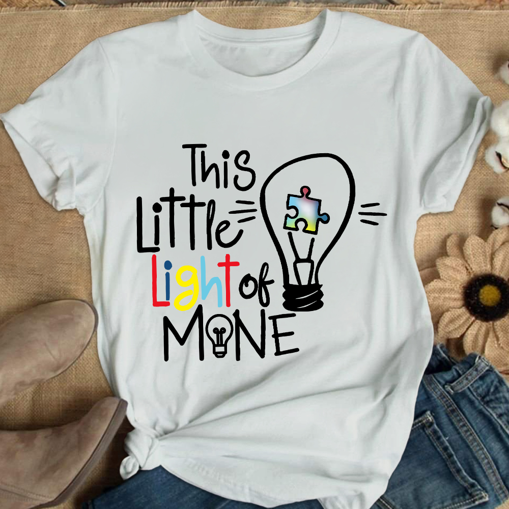 This Little Light Of Mine Autism Cotton Nurse T-shirt