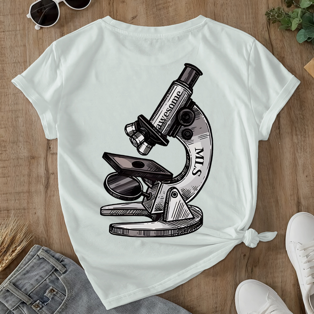 Medical Lab Scientist Not A But Better Double-Sided Cotton Printed T-Shirt