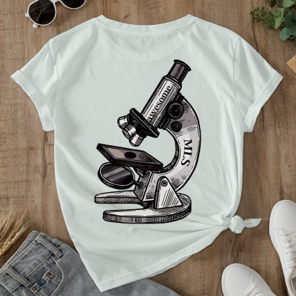 Medical Lab Scientist Not A But Better Double-Sided Cotton Printed T-Shirt