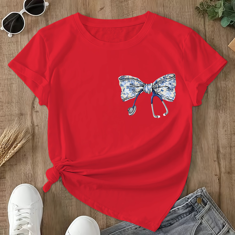 Blessed Are The Healers For They Bring Comfort Double-Sided Cotton Printed T-Shirt