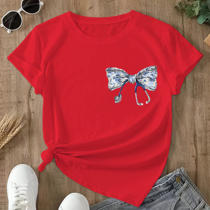 Blessed Are The Healers For They Bring Comfort Double-Sided Cotton Printed T-Shirt