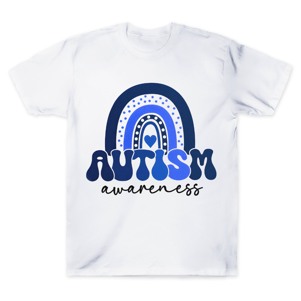 In April We Wear Blue Autism Awareness Cotton Doctor T-shirt