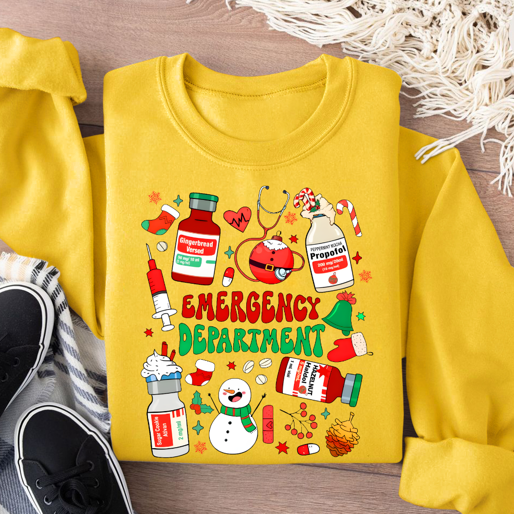 Emergency Department Cotton Pullover Sweatshirt