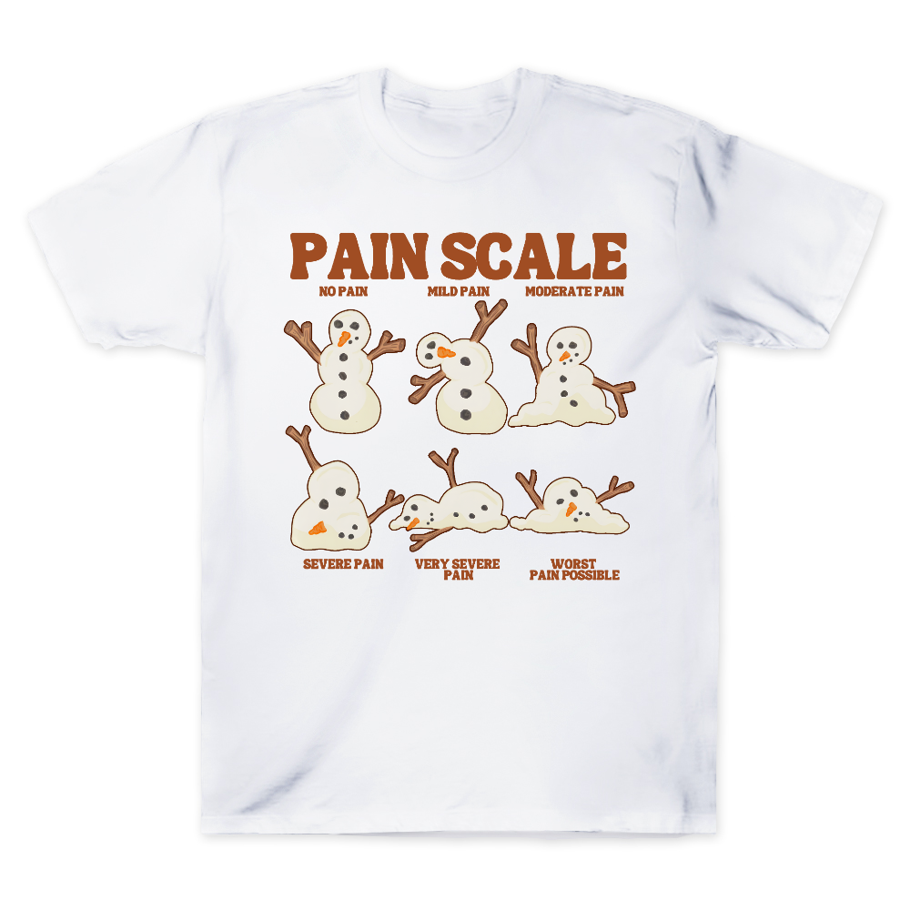 Healthcare Worker Pain Assessment Cotton Doctor T-shirt