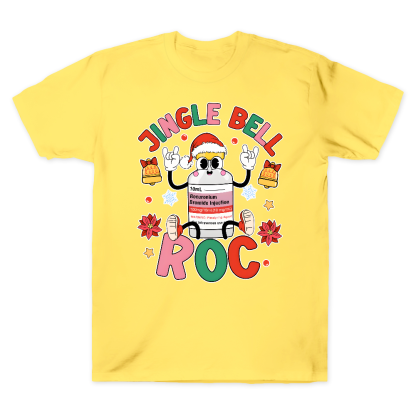 Jingle Bell Roc Funny Cotton Doctor T-shirt