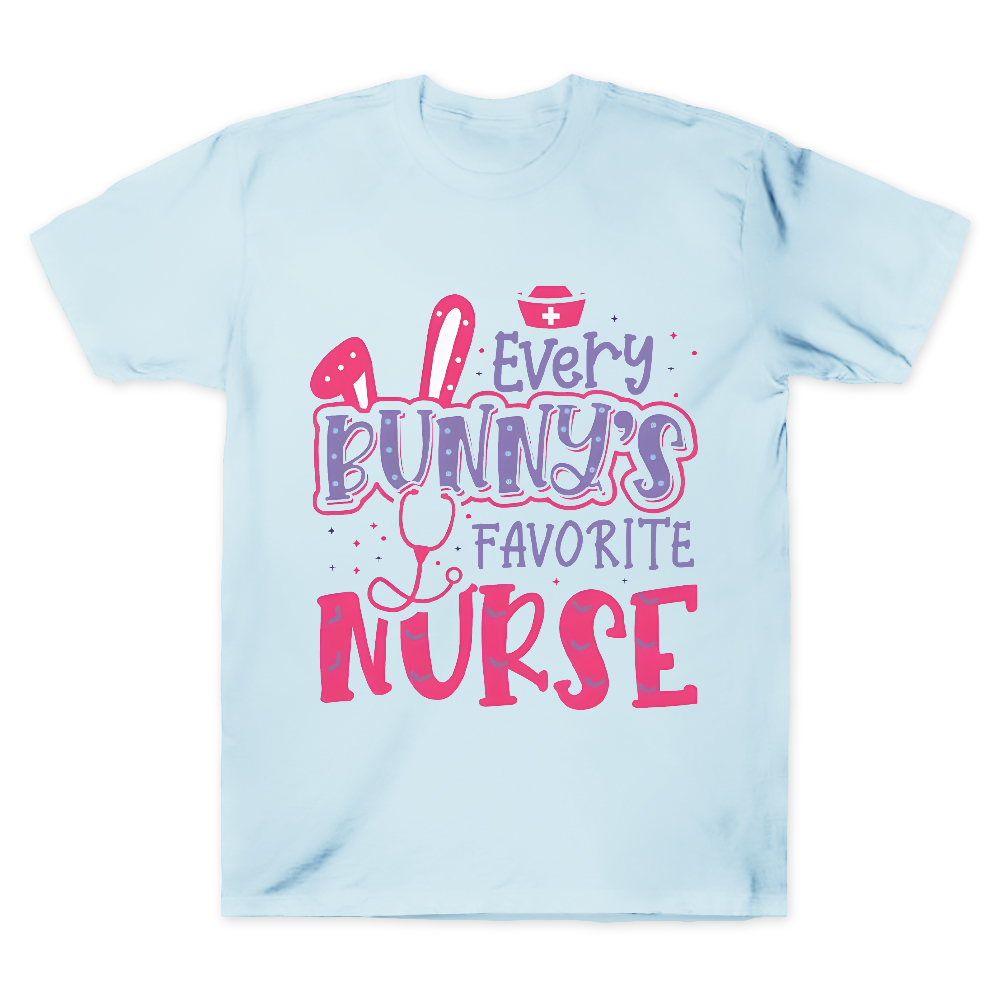 Every Bunny's Favorite Nurse Cotton Doctor T-shirt