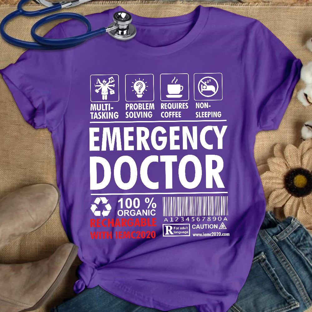 Emergency Doctor's Manual Cotton Nurse T-shirt