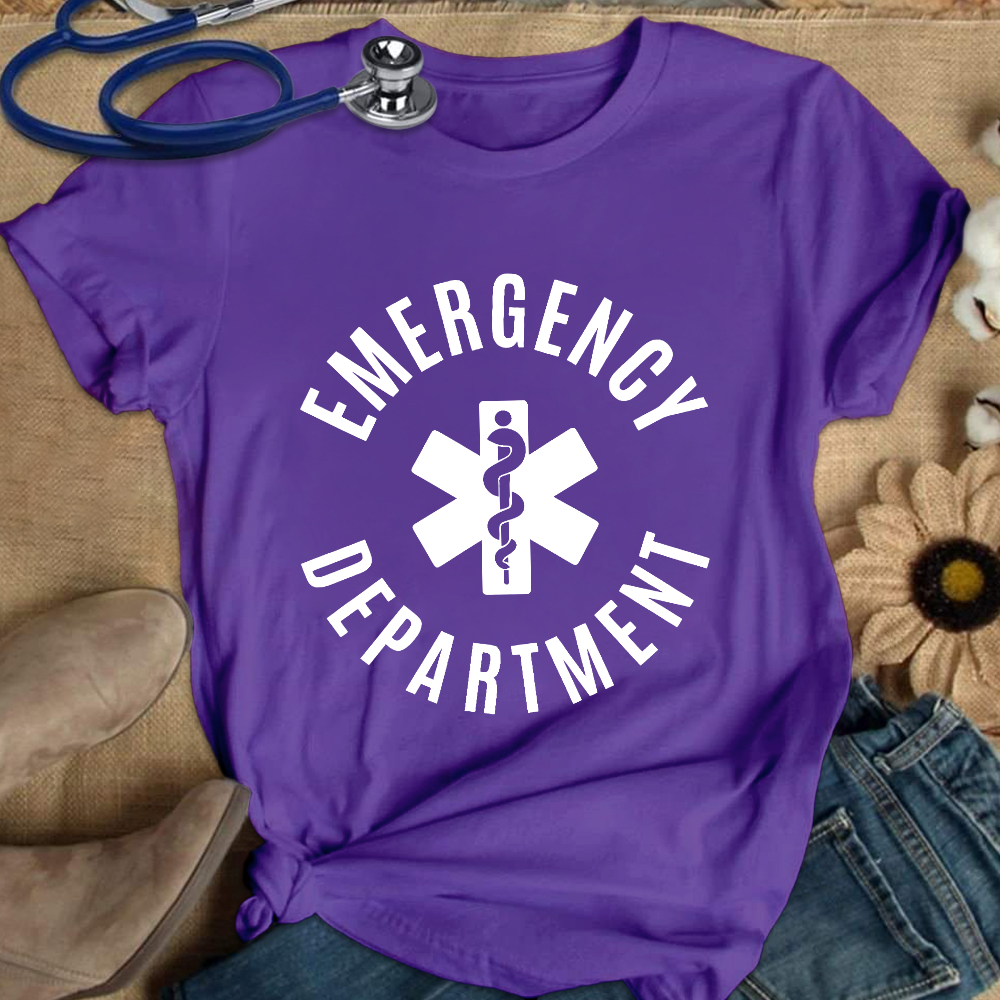 Emergency Department Cotton Nurse T-shirt