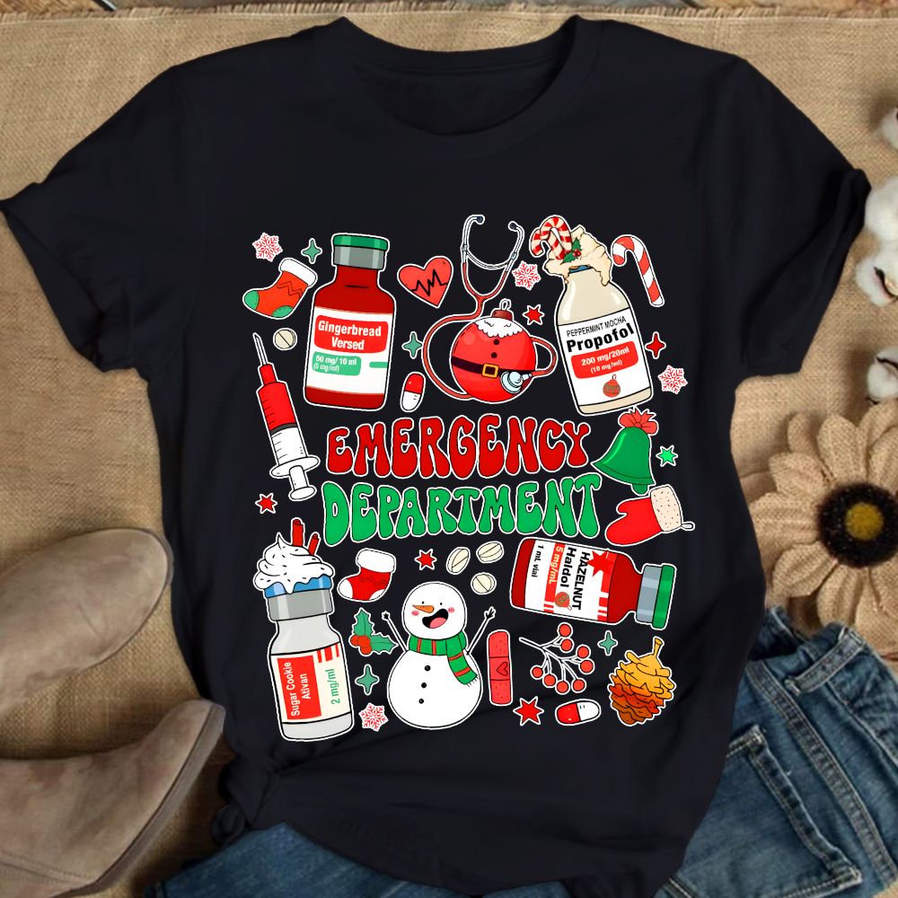 Emergency Department Cotton Nurse T-shirt