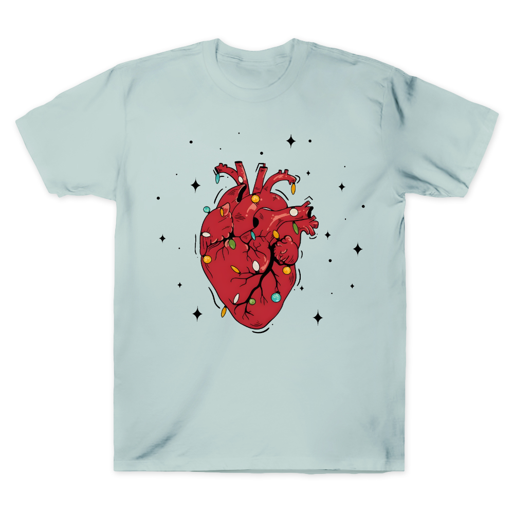Heart Anatomy Christmas Cotton Doctor T-shirt