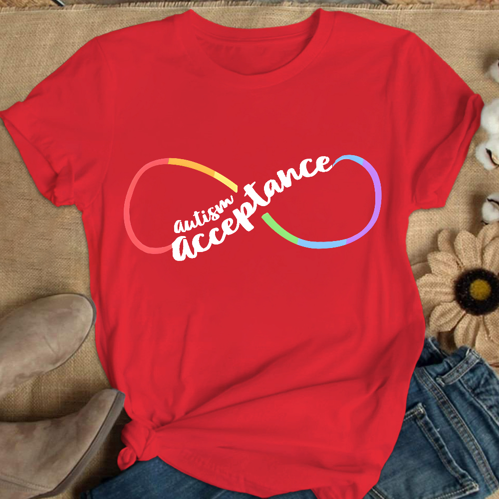 Autism Acceptance Special Education Cotton Nurse T-shirt