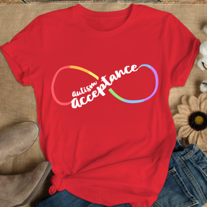 Autism Acceptance Special Education Cotton Nurse T-shirt