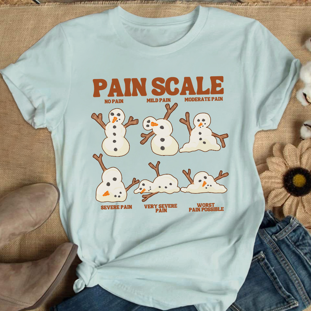 Healthcare Worker Pain Assessment Cotton Nurse T-shirt