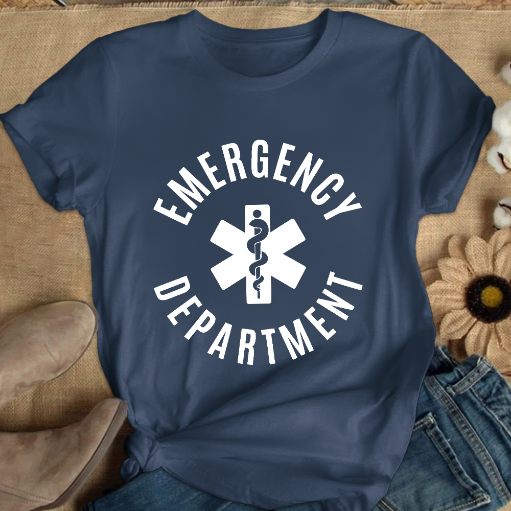 Emergency Department Cotton Nurse T-shirt