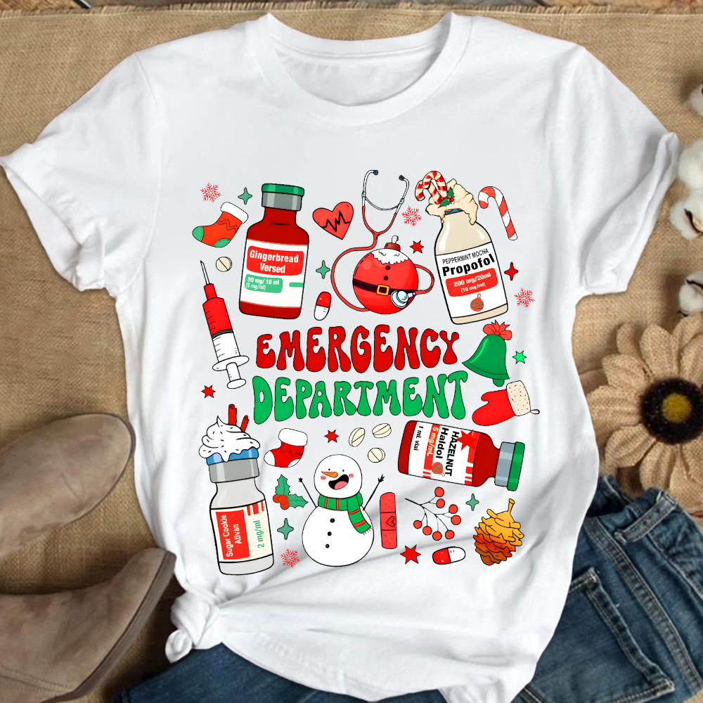 Emergency Department Cotton Nurse T-shirt