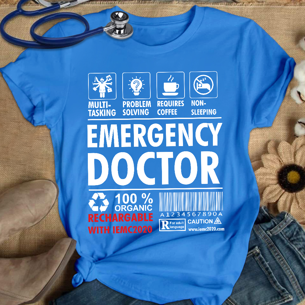 Emergency Doctor's Manual Cotton Nurse T-shirt
