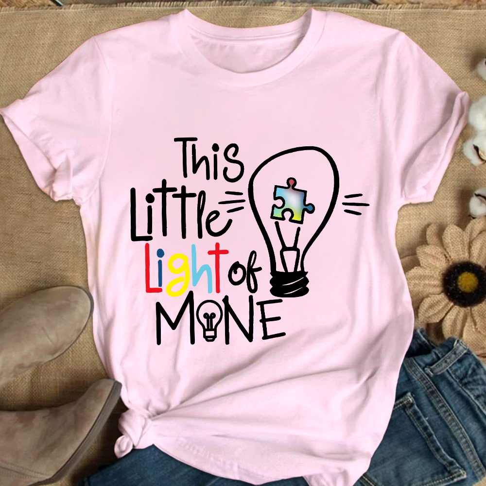This Little Light Of Mine Autism Cotton Nurse T-shirt
