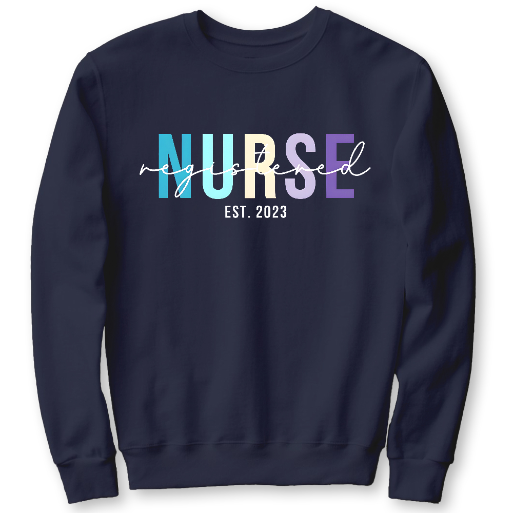 Registered Nurse Cotton Pullover Sweatshirt