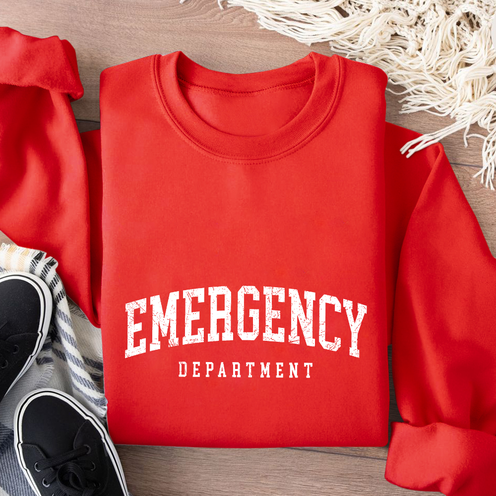 Emergency Department Cotton Pullover Sweatshirt