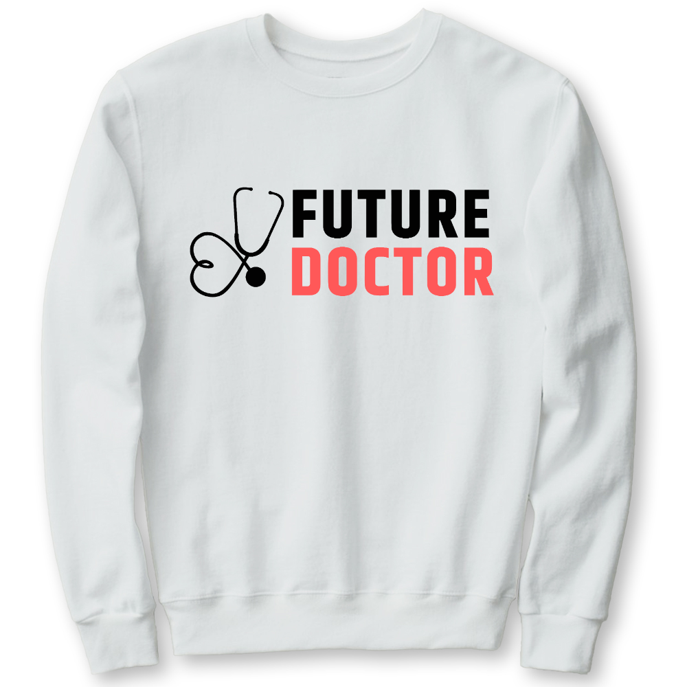 Future Doctor Cotton Pullover Sweatshirt