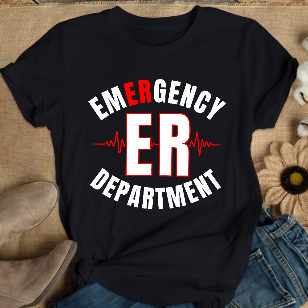 Emergency Department Cotton Nurse T-shirt