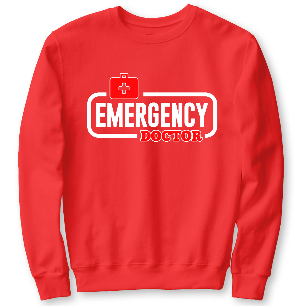 Emergency Doctor Cotton Pullover Sweatshirt