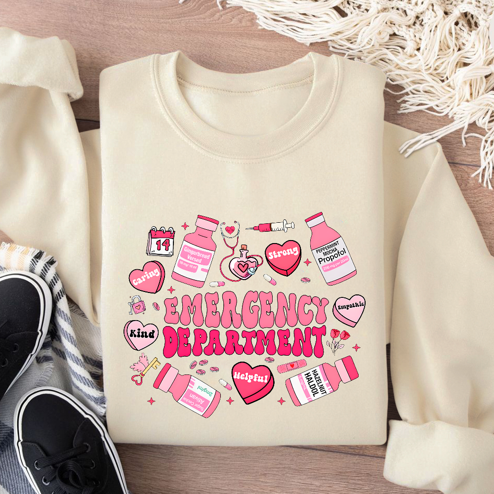 Emergency Department Gift Cotton Pullover Sweatshirt