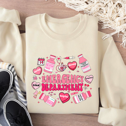 Emergency Department Gift Cotton Pullover Sweatshirt