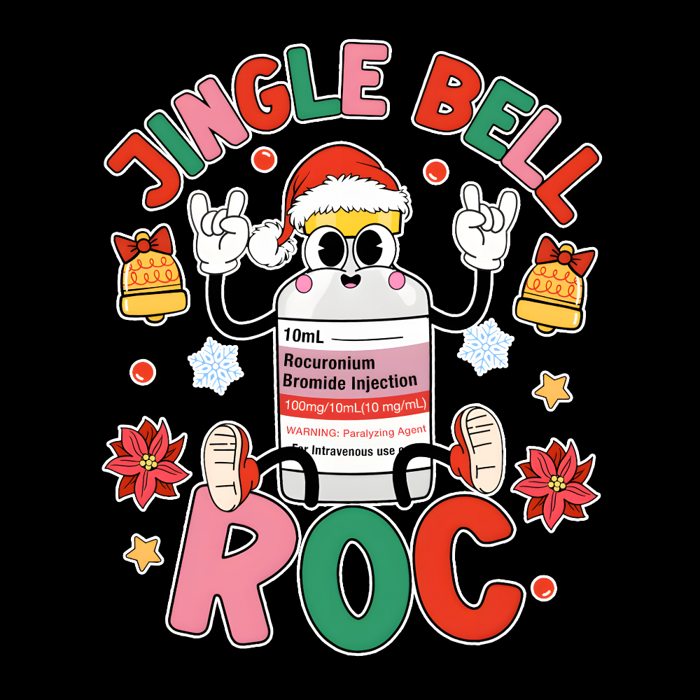 Jingle Bell Roc Funny Cotton Doctor T-shirt