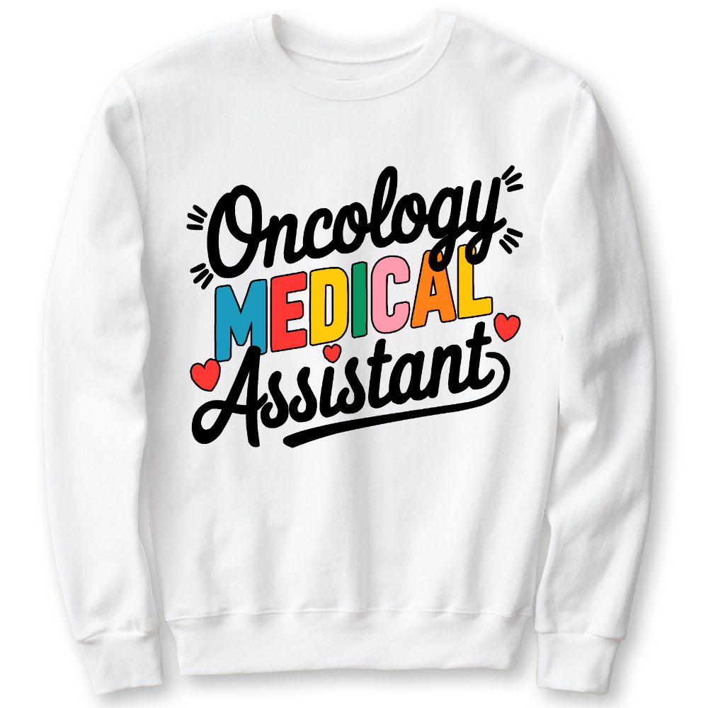 Oncology Medical Assistant Cotton Pullover Sweatshirt