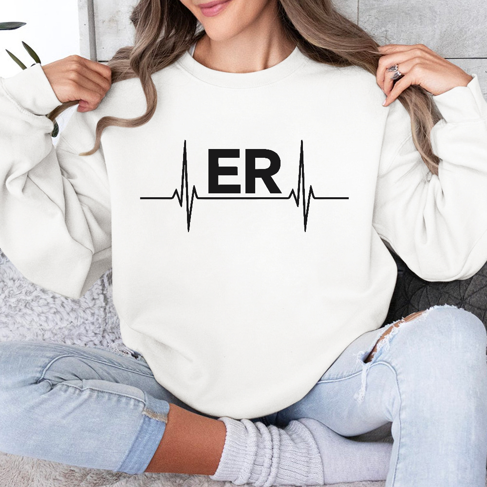 Er Cotton Pullover Sweatshirt