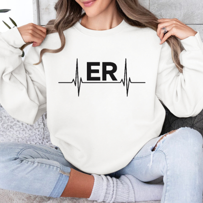 Er Cotton Pullover Sweatshirt