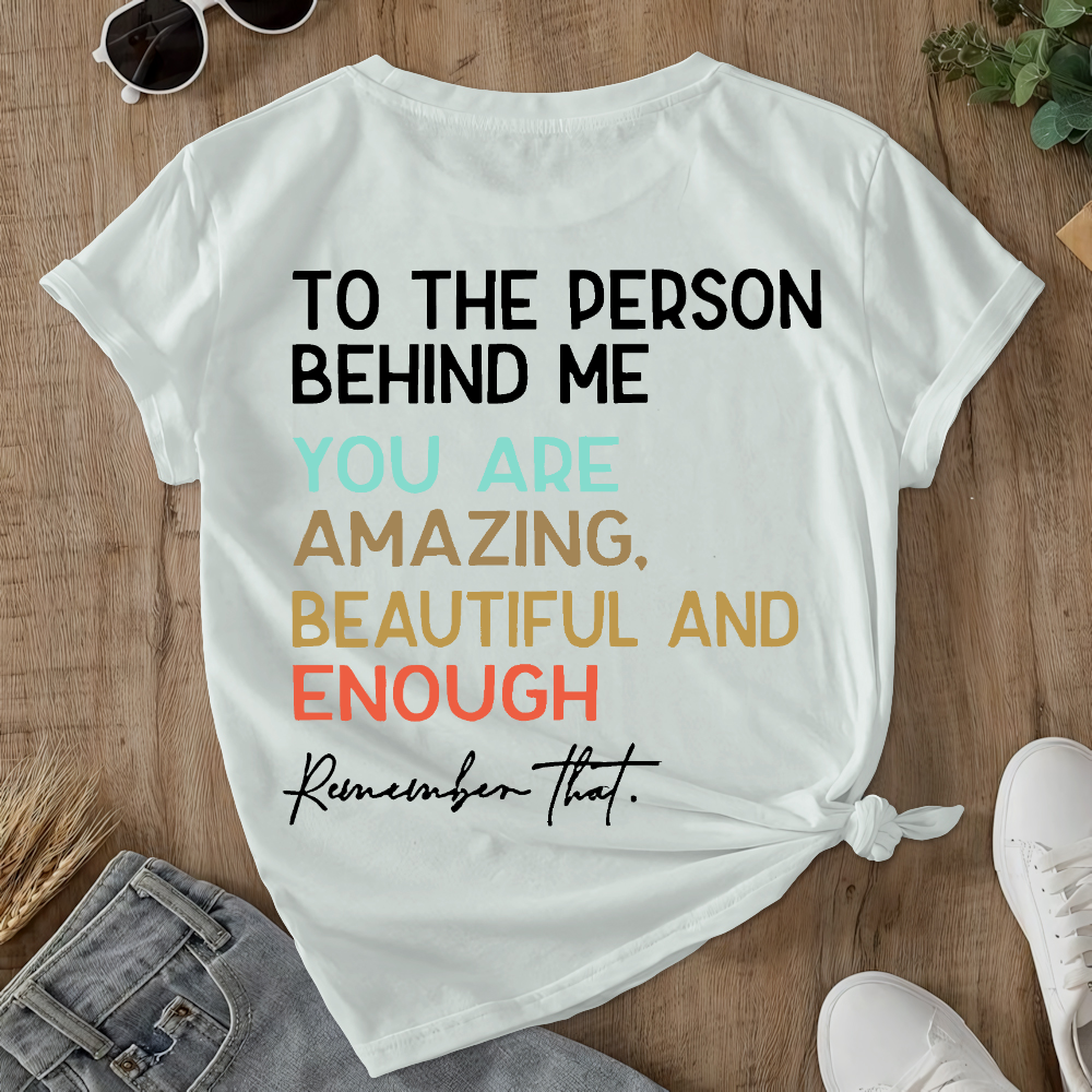 You Matter Prevention of Suicide Awareness Double-Sided Cotton Printed T-Shirt