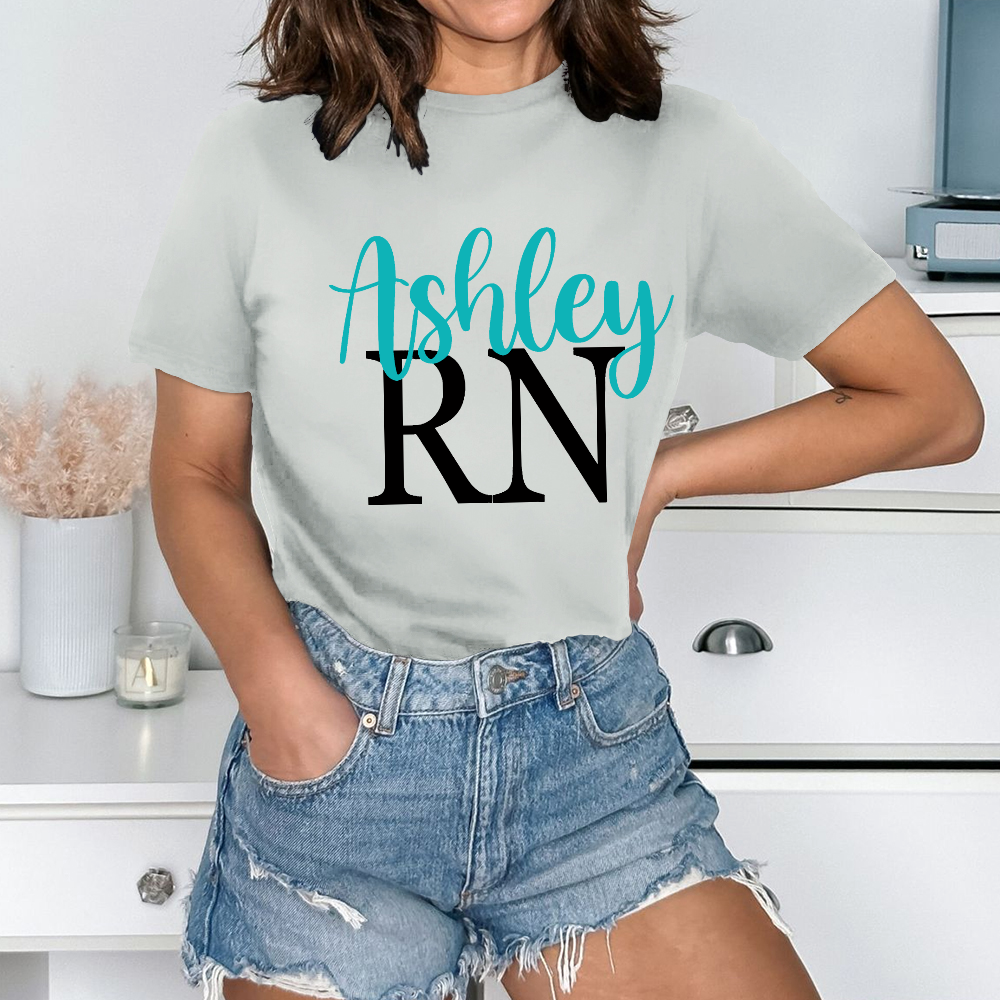 RN Ashley Cotton Nurse T-shirt