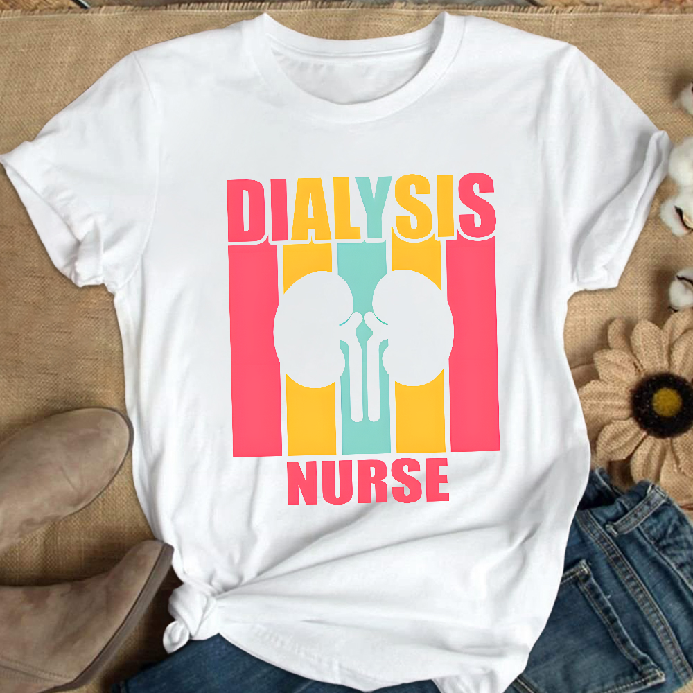 Dialysis Nurse Cotton Nurse T-shirt