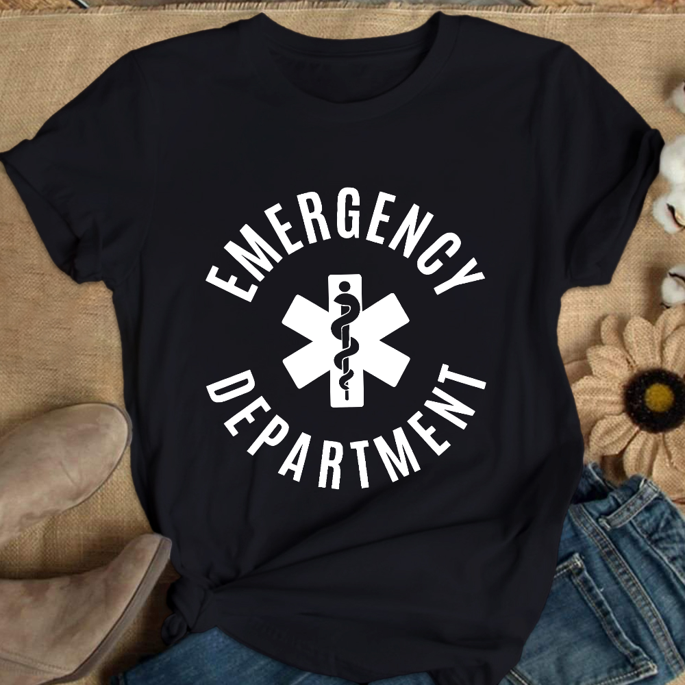 Emergency Department Cotton Nurse T-shirt