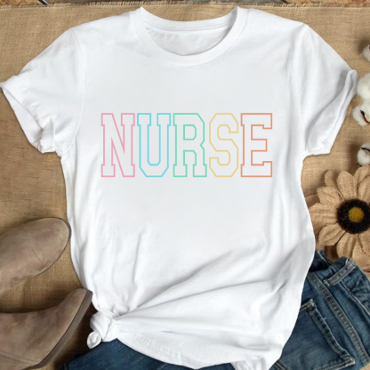 Custom Nurse Cotton T-shirt