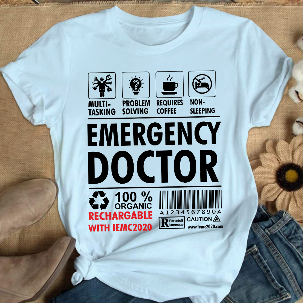 Emergency Doctor's Manual Cotton Nurse T-shirt