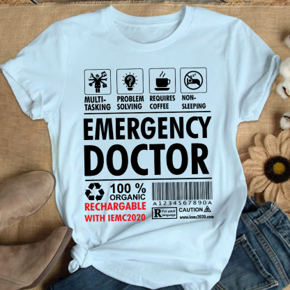 Emergency Doctor's Manual Cotton Nurse T-shirt
