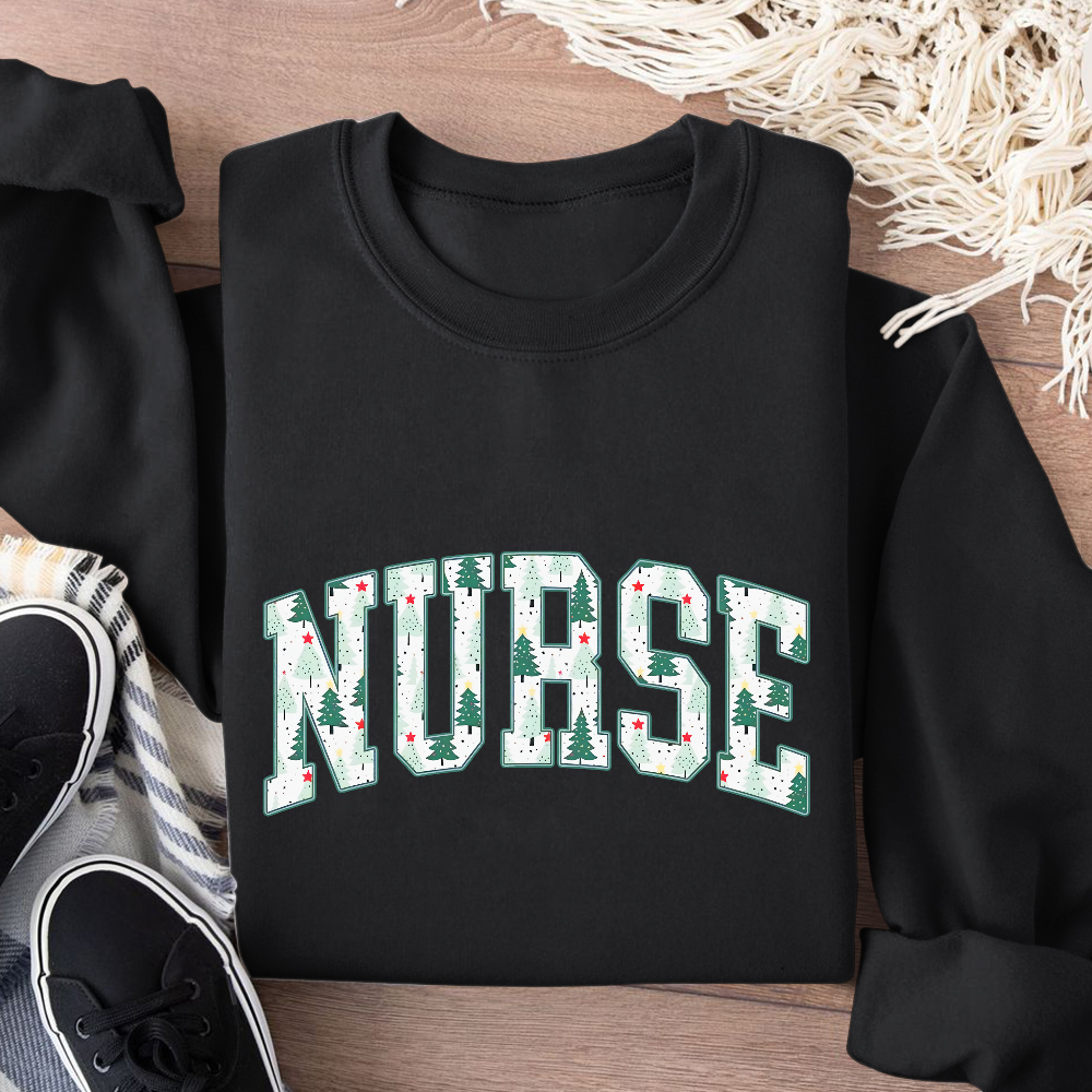 Christmas Nursing Cotton Pullover Sweatshirt
