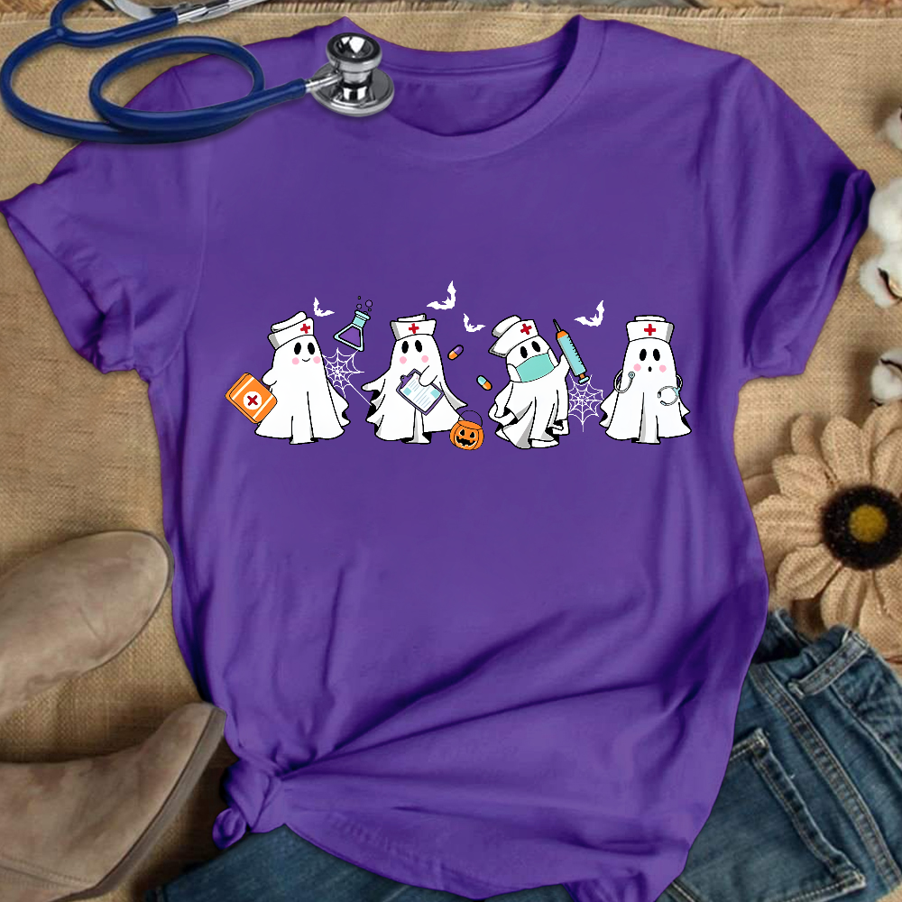Ghost Nurse Cotton Nurse T-shirt