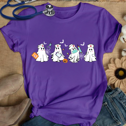 Ghost Nurse Cotton Nurse T-shirt